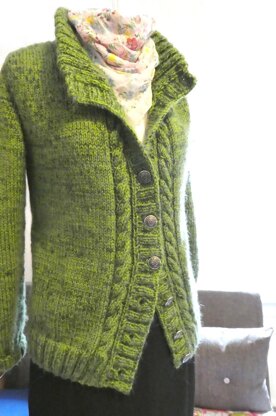 Sona Celtic Cable Cardigan