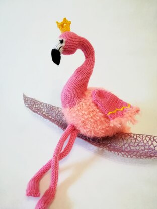 Needle Creations Felt Friends Flamingo Ornament Kit 