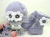 Knitting PATTERN Lovely Baby Set Baby Girl Booties and Cap