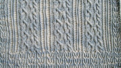 Lake Meade Cable Lace Shawl