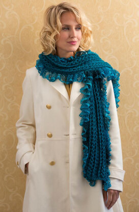 Vortex Scarf in Red Heart Soft and Boutique Sashay
Sequins - LW4579 - Downloadable PDF