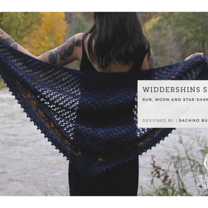 Widdershins Shawl by Sachiko Burgin - Knitting Pattern For Women in The Yarn Collective - knitting pattern