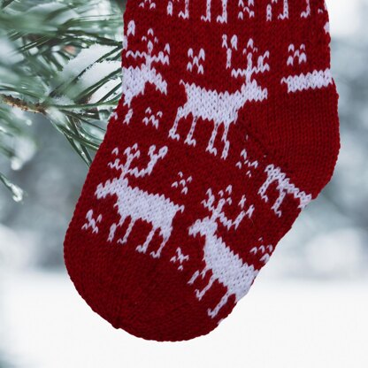 Moose Christmas Stocking II