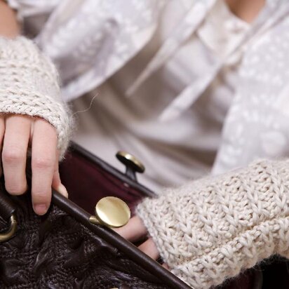 Josey Fingerless Mittens - knitting pattern