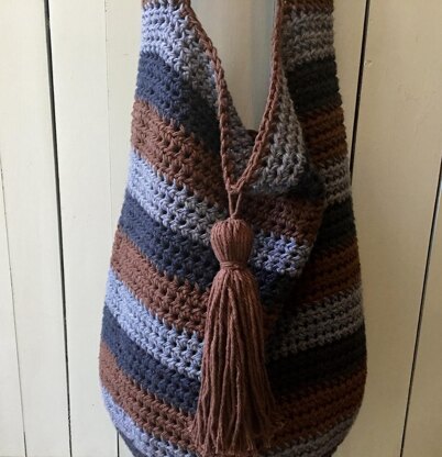 Crochet Bag Pattern: Striped Bag Beauty