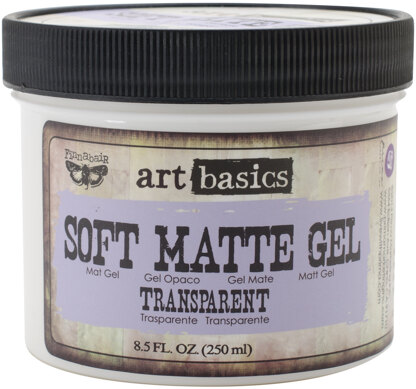 Prima Marketing Finnabair Art Basics Soft Matte Gel 8.5oz - Transparent