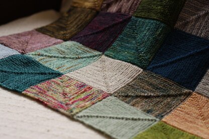 End-less Squares Blanket Knitting pattern by OwlCat Designs | LoveCrafts