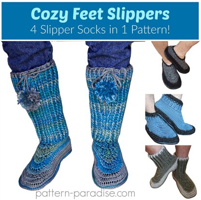 Cozy Feet Slippers PDF12-092