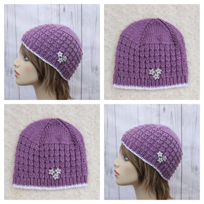 Knitting pattern ladies hat pattern #478