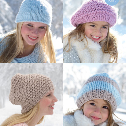 Hats in Sirdar Big Softie Super Chunky - 9056 - Downloadable PDF
