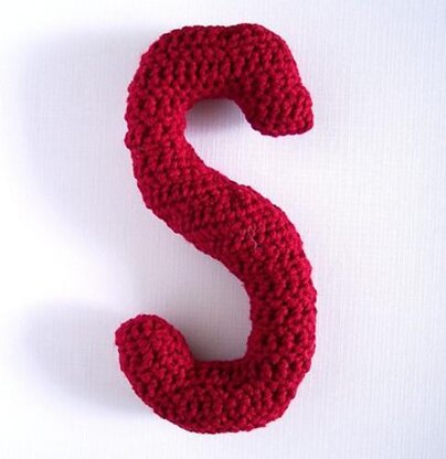 Capital S Alphabet Letter Pattern