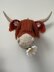 Heather the African flower highland cow head