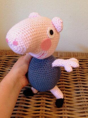 George from Peppa Pig plush amigurumi 