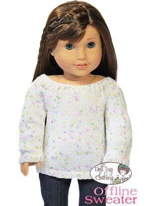 Offline Sweater for 18 inch Dolls