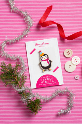 Hawthorn Handmade Penguin Needle Minder - 3cm