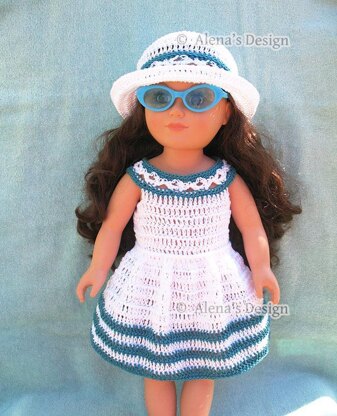 Doll Summer Dress Set