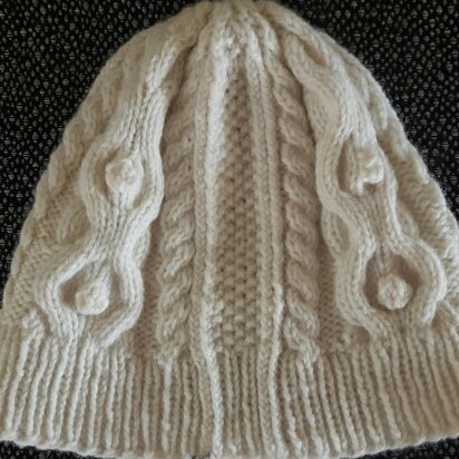 Traditional Cabled Aran Hat