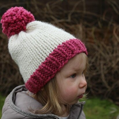 PDF54 Knit Bobble Hat - knitting pattern
