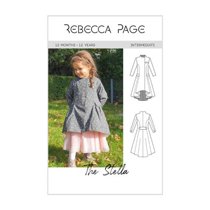 Rebecca Page Children's Stella Sewing Pattern - Downloadable PDF