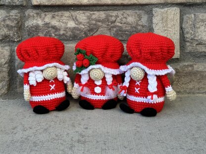 Christmas Mrs Claus Gnome