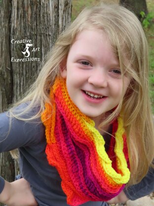 Sea Breeze Infinity Scarf Child & Youth