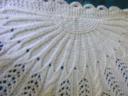 Celeste Cable Shawl