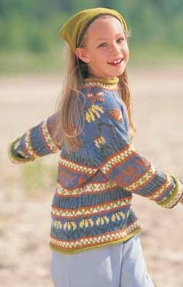 Enchanted Garden Sweater in Patons Astra