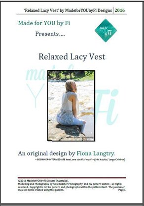 Relaxed Lacy Vest