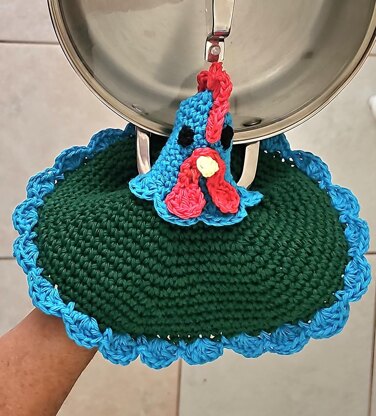 Thumbed Rooster Hot Pad