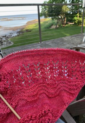 Coral Cove Shawl