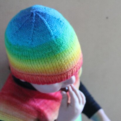 Simple Roll Brimmed Beanie