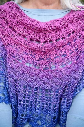 Hooked for Life Summer of Love Shawl PDF