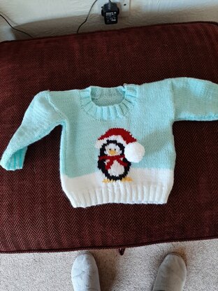 Penguin Christmas jumper