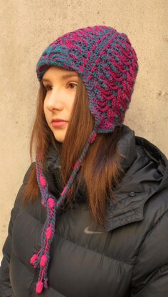 WinayWayna brioche earflap hat