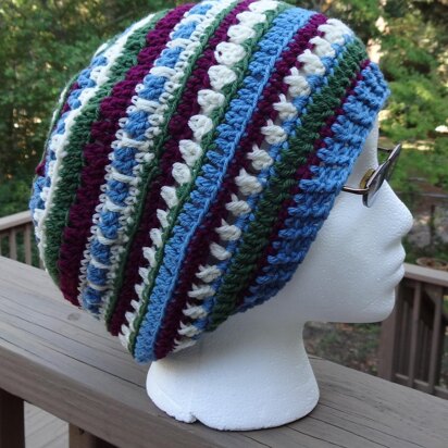 Mandala Style Slouchy Beanie