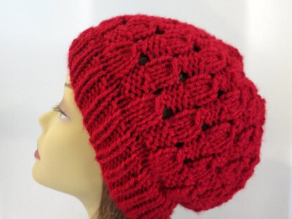 Penelope - An Easy Lace Bell Stitch Hat