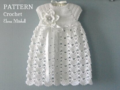 Crochet blessing dress patterns sale