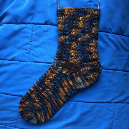 Variegated Cable Socks