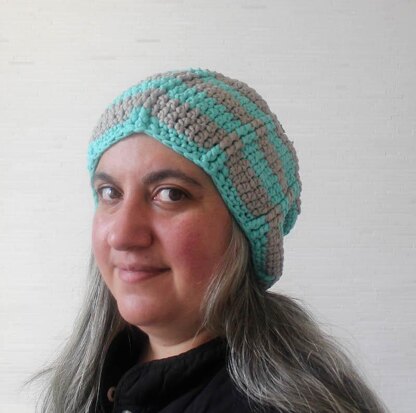 Aqua Ridge Slouchy Hat