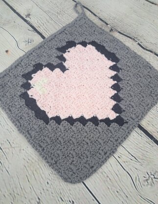 Heart Dishcloth