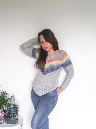 Rainbow Smiles Sweater
