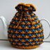 Textured Tweed 4 Cup Teapot Cosy Knitting Pattern