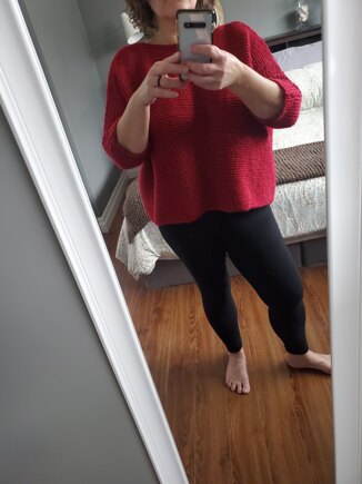 Lipstick Red Brunch Anyone Sweater #5
