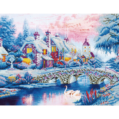 Diamond Dotz Winter Village Diamond Painting Kit