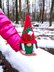 Christmas gnome girl, Crochet gnome amigurumi pattern, gnome santa, Crochet PDF pattern (English_US terms)