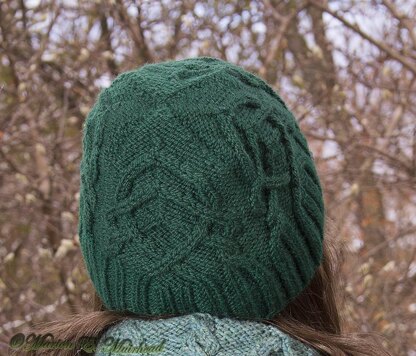 Cabled Arches Beanie