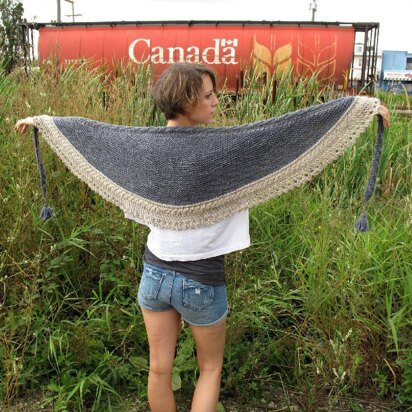 Puddle Shawl - knitting pattern