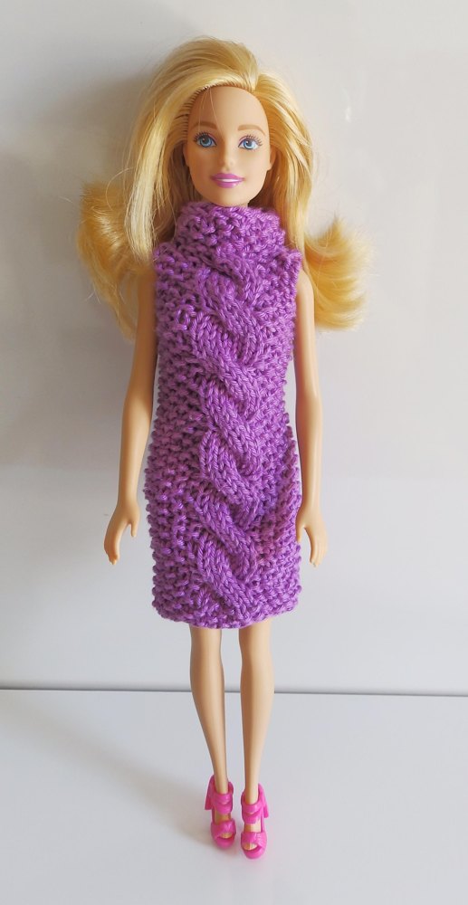 Barbie dress knitting pattern hot sale