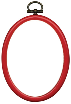 Permin 3 x 4 Inch Red Oval Flexi-Hoop