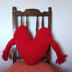 Heart with arms cushion